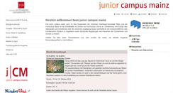 Desktop Screenshot of junior-campus-mainz.de